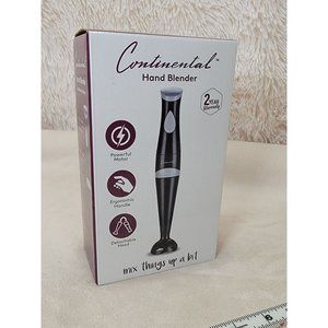 Continental Electric Single Speed Handheld Immersion Blender/Mixer, New